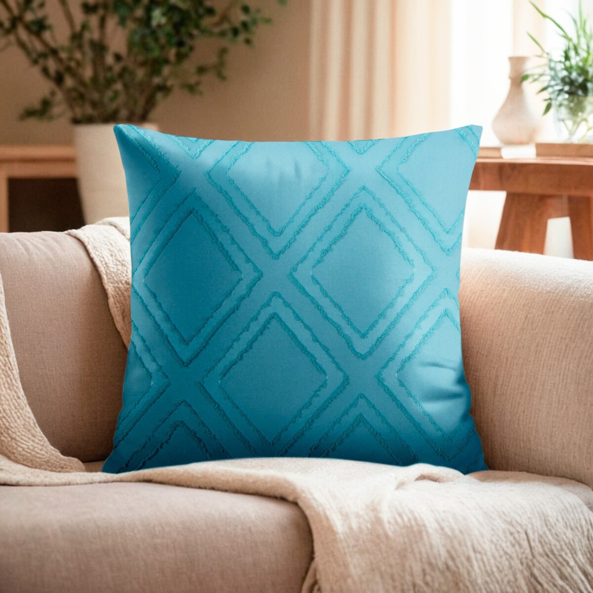 

Наволочка декоративная, Бирюзовый