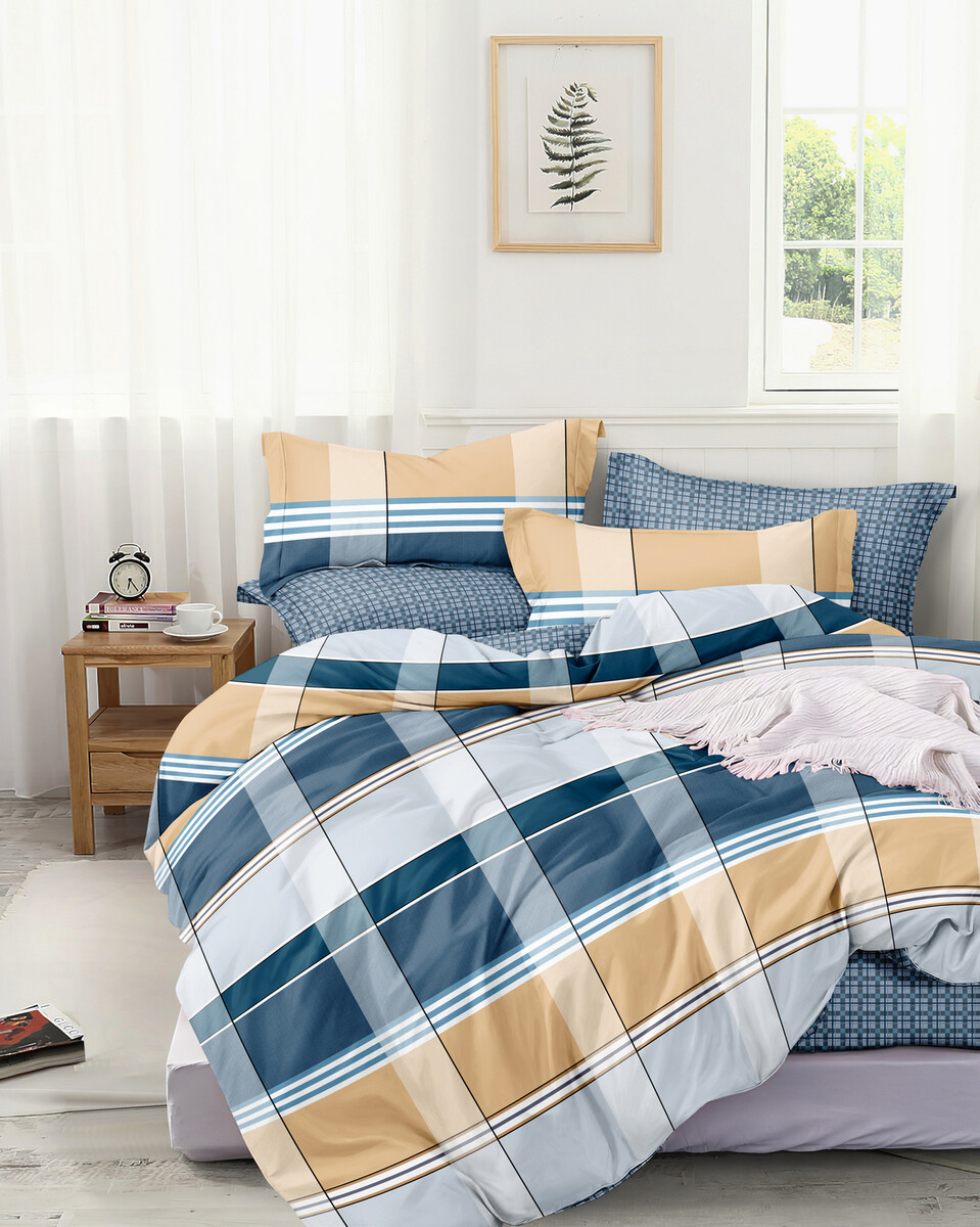 

Постельное белье 2-х сп с евро прост., Бирюзовый