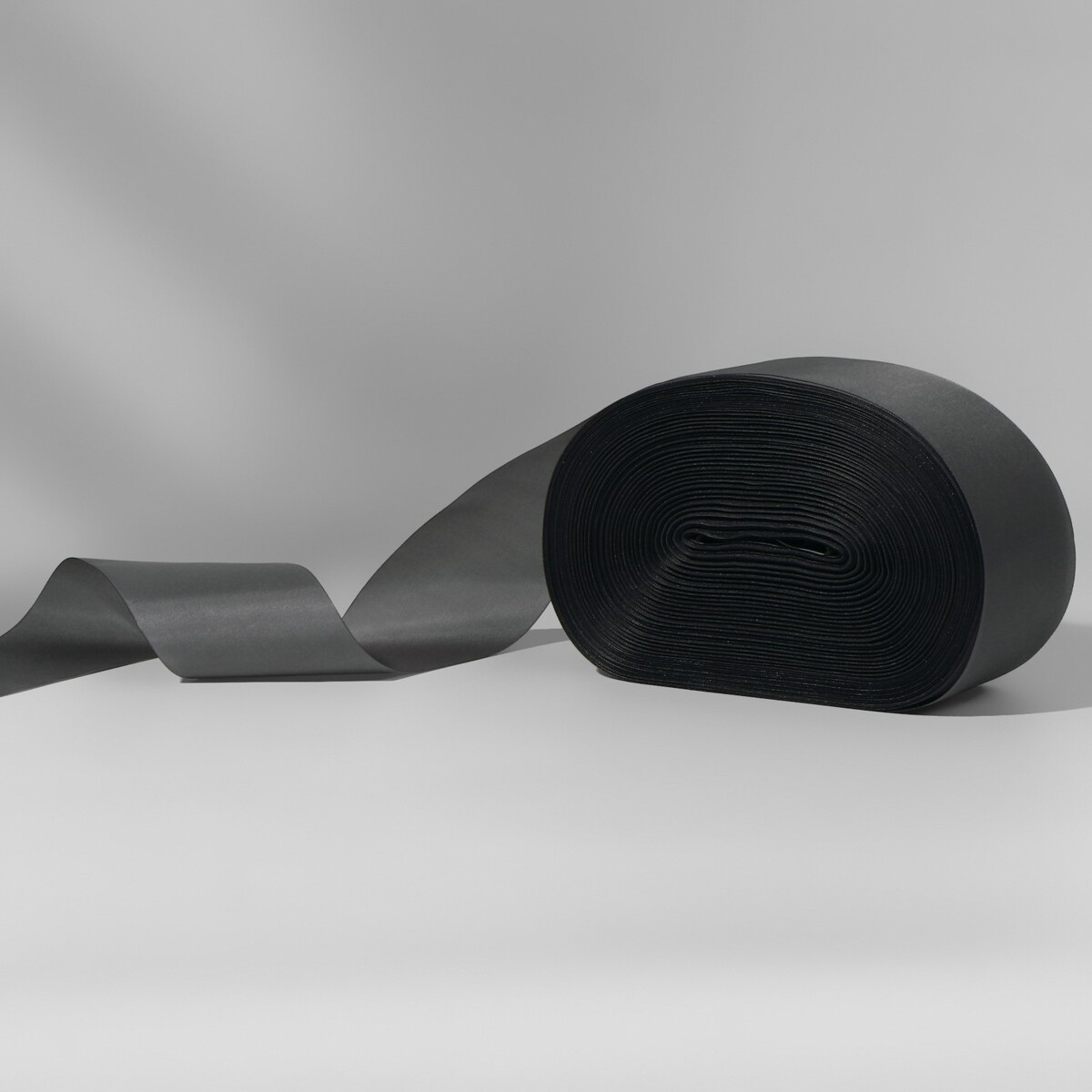 Лента капроновая, 50 мм, 100 ± 5 м, цвет темно-серый шнур вощеный из полиэстра d 0 5мм l 50м темно серый