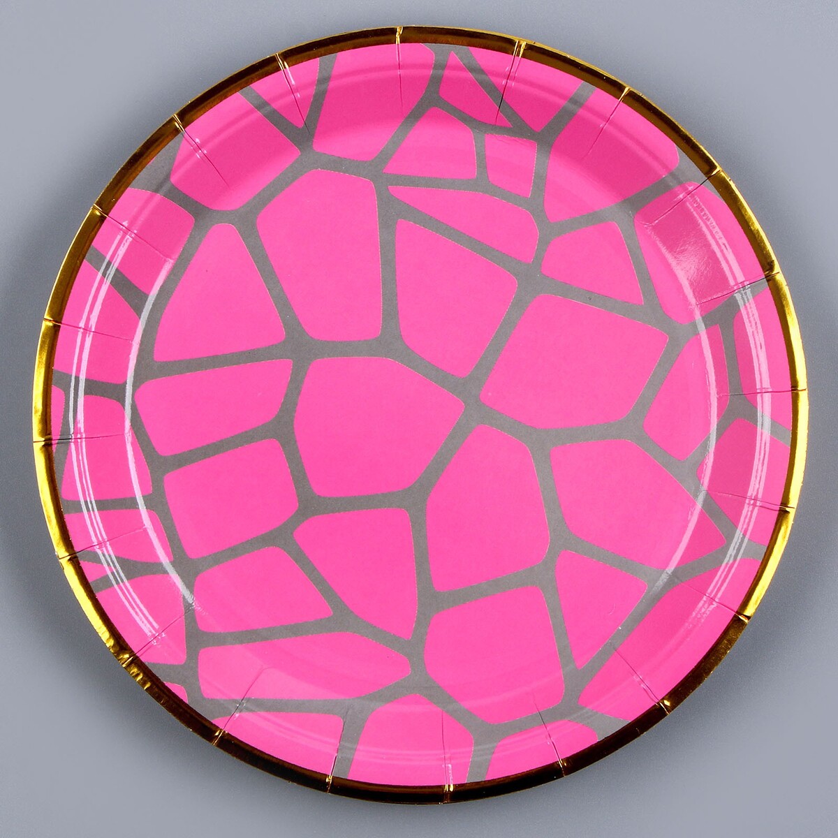 Тарелка бумажная, в наборе 6 шт. тарелка бумажная однотонная 18 см в наборе 10 шт розовый