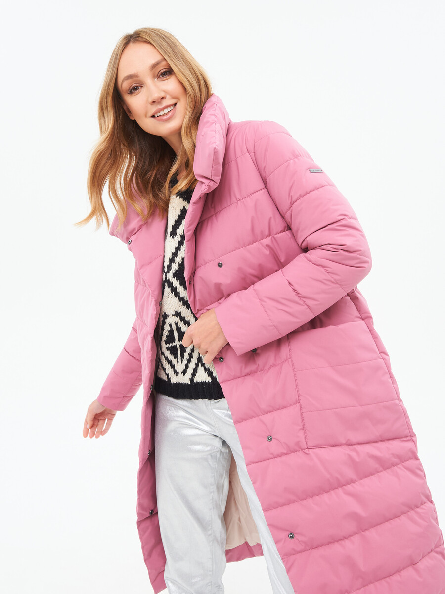 Пальто LAB FASHION, размер 42, цвет розовый 06024782 - фото 5