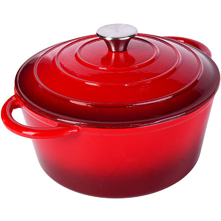 

Казан-кастрюля 3,8 л чугун, Красный