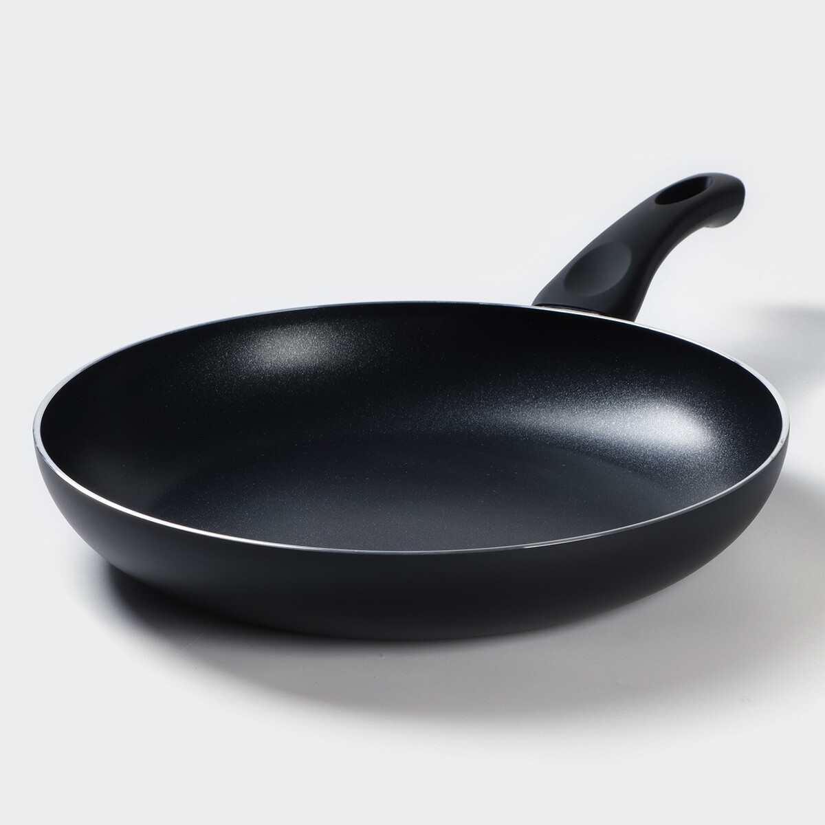 Сковорода доляна basic, d=28 см, антипригарное покрытие, индукция сковорода wok доляна брауни d 28 см съёмная ручка антипригарное покрытие индукция