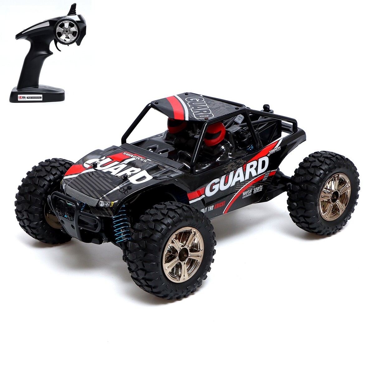 

Машина радиоуправляемая subotech bg1520, 4wd, 30 км/ч, масштаб 1:14, цвет черный