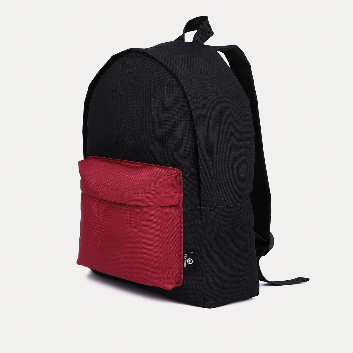 Спортивный рюкзак textura, 20 литров, цвет черный/бордовый TEXTURA