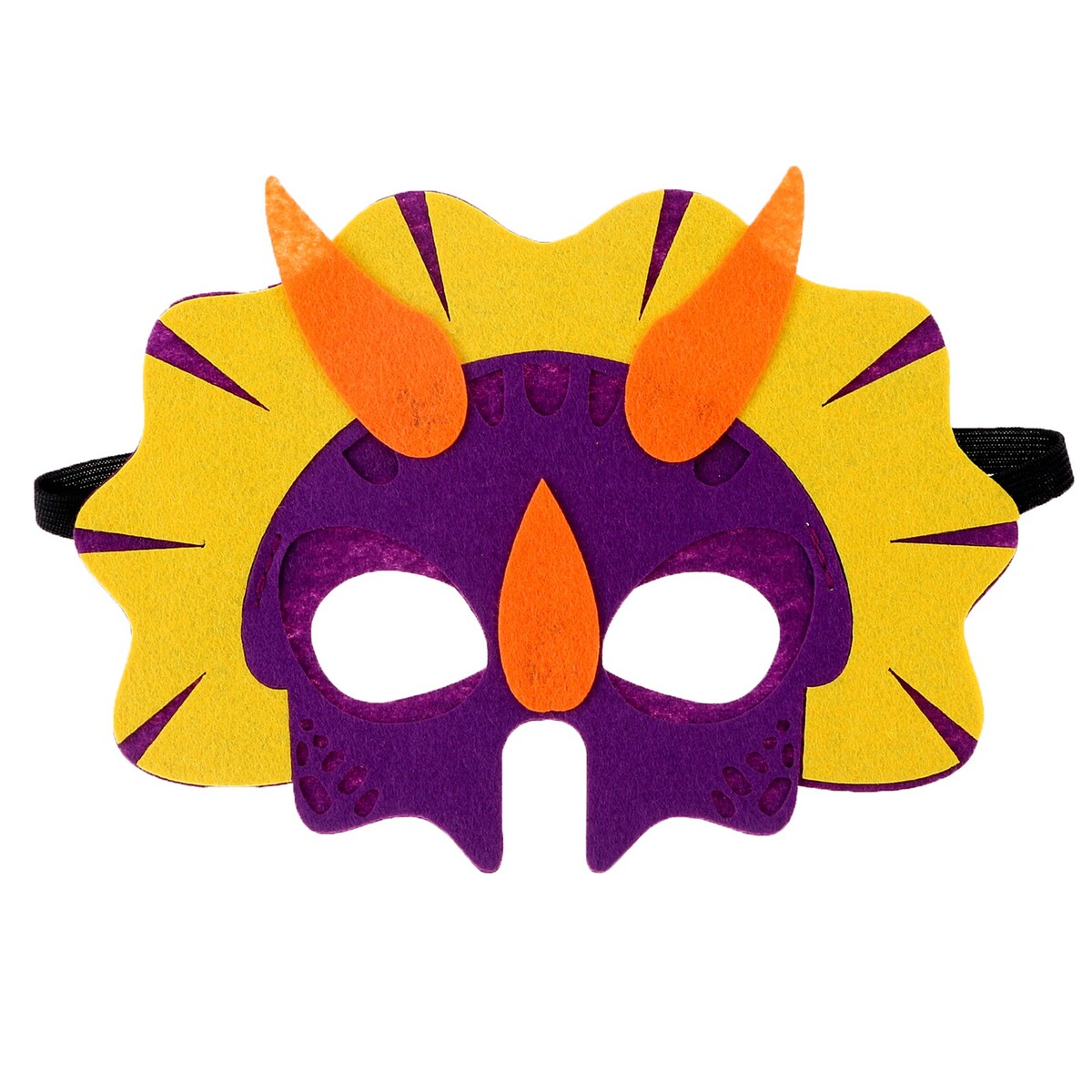 Карнавальная маска маска карнавальная дракончик голубой