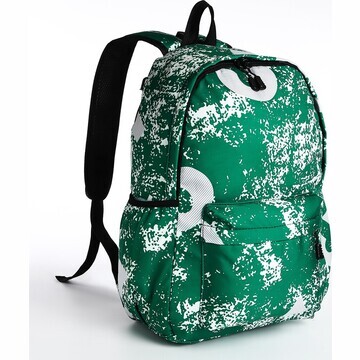 Рюкзак на молнии, цвет зеленый