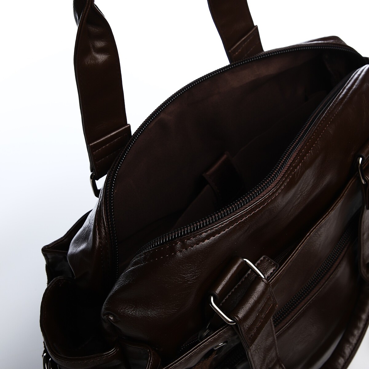 фото Сумка мужская, цвет коричневый no brand