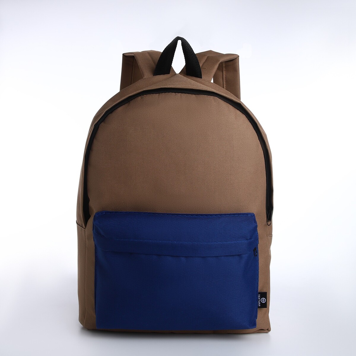 фото Спортивный рюкзак из текстиля на молнии textura, 20 литров, цвет бежевый/синий