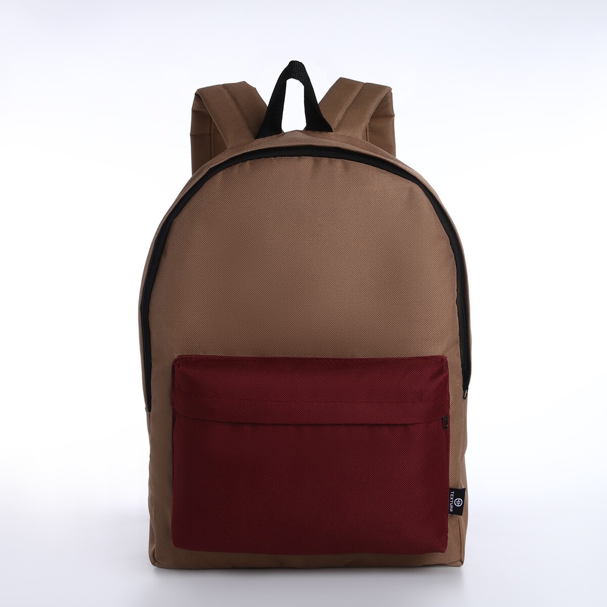 Спортивный рюкзак из текстиля на молнии textura, 20 литров, цвет бежевый/бордовый костюм спортивный