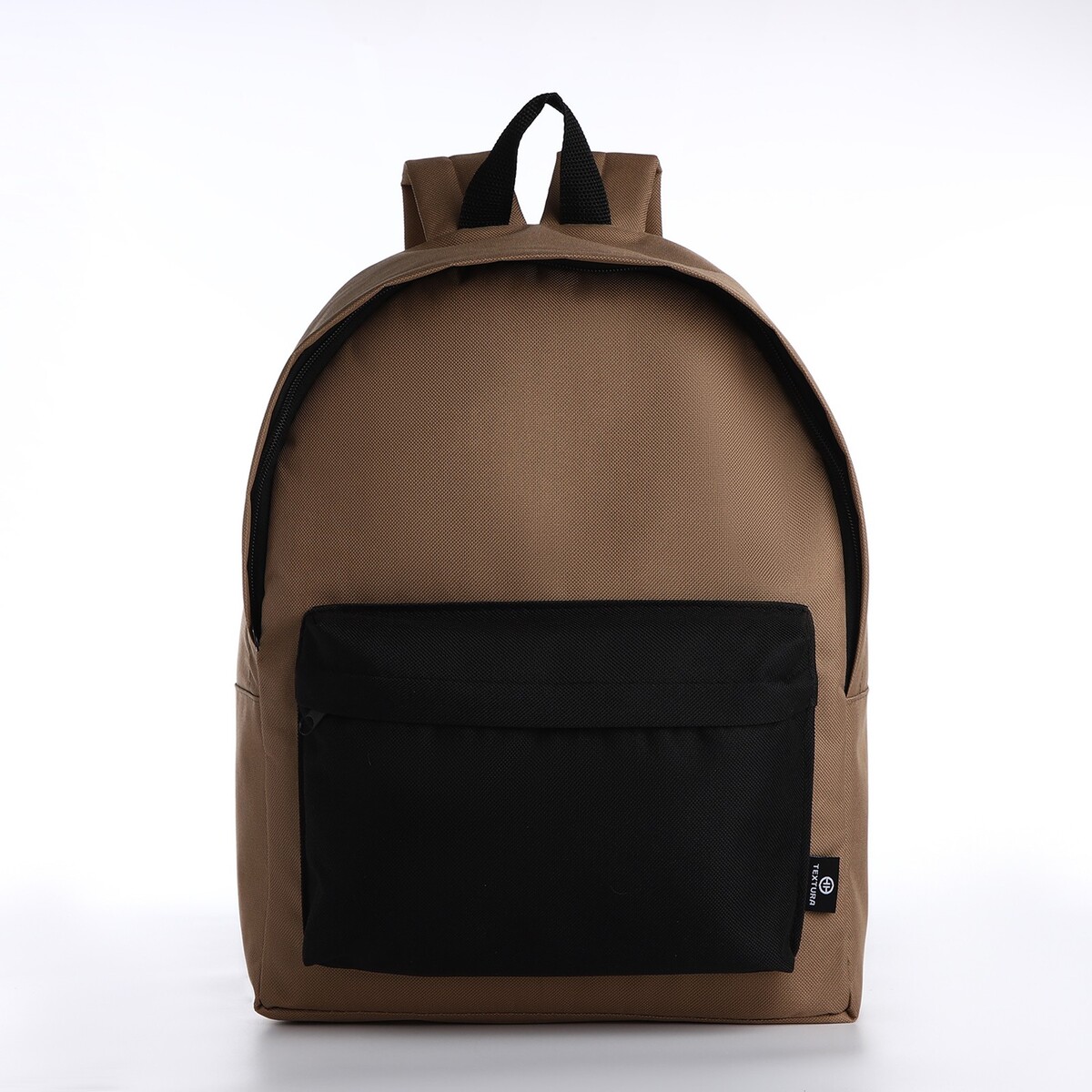 Спортивный рюкзак из текстиля на молнии textura, 20 литров, цвет бежевый/черный TEXTURA