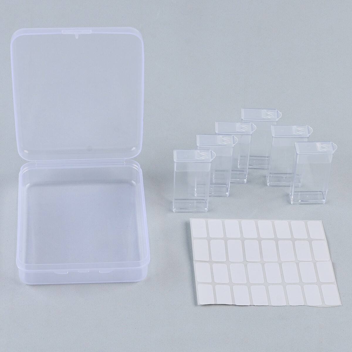 Органайзер для хранения страз алмазной мозаики, 6 секций органайзер для хранения маникюрных косметических принадлежностей 8 секций 2 ящика 25 × 16 5 × 20 см белый
