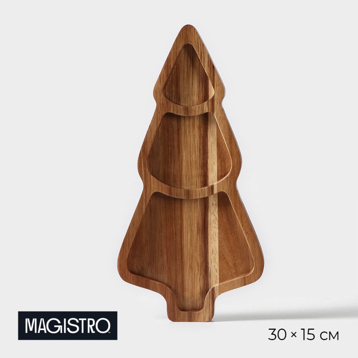 Менажница magistro менажница magistro tropical 18×10×1 8 см каучуковое дерево