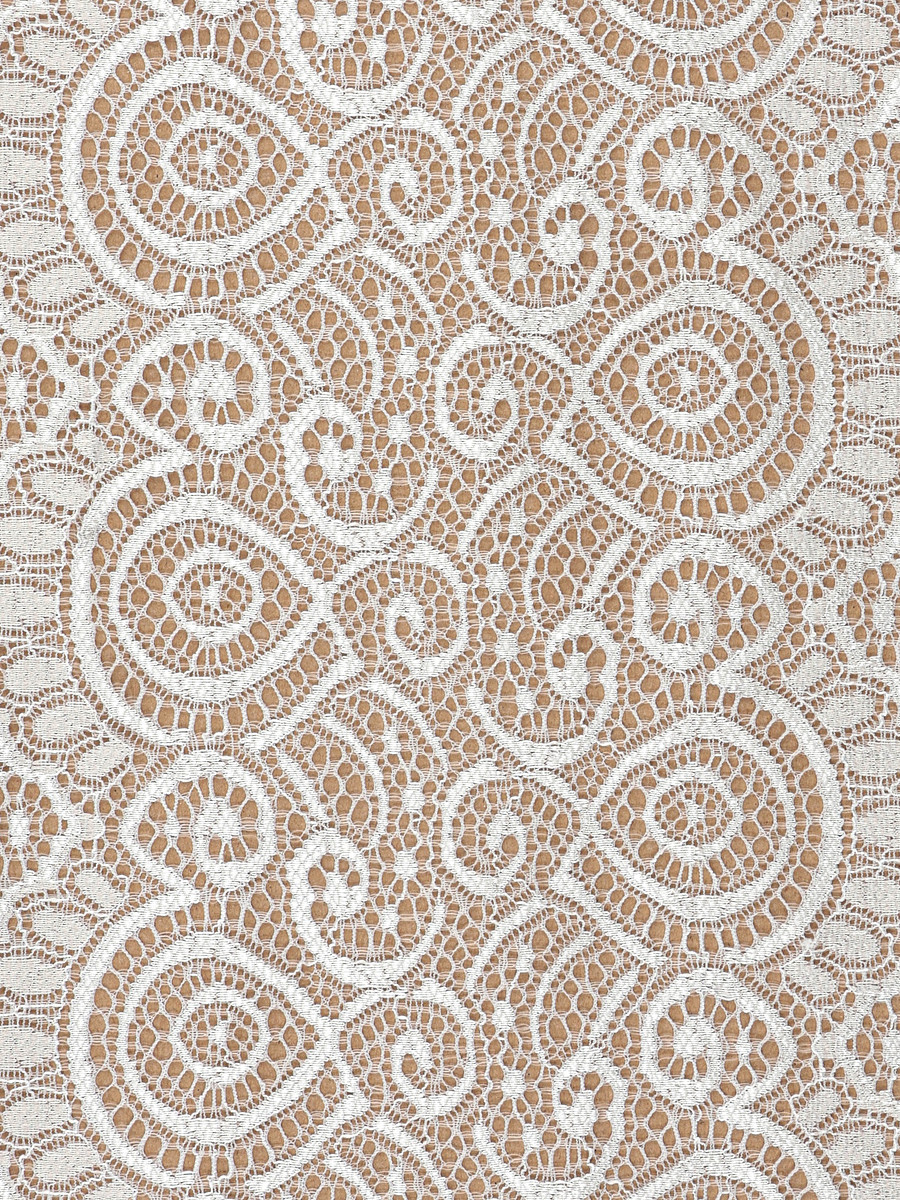 

Кружевная эластичная ткань, Белый