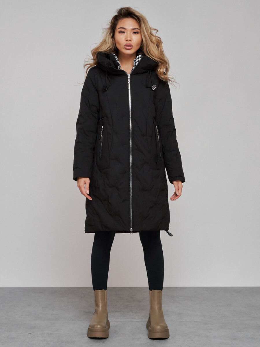Пальто пальто демисезонное со светоотражающими элементами черное gulliver