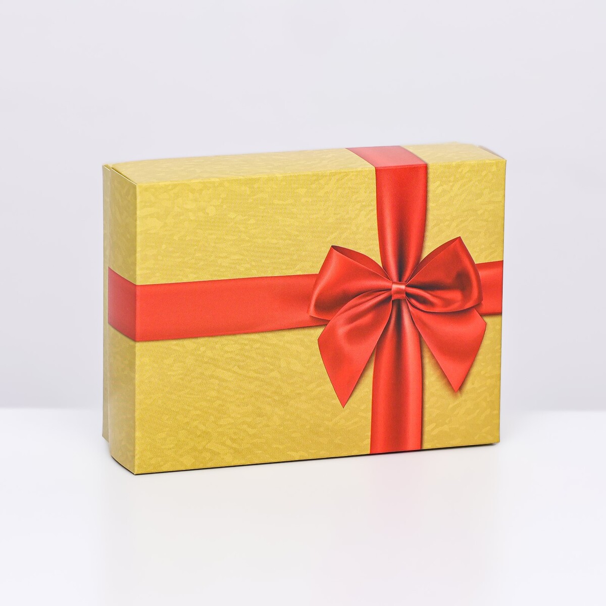 Подарочная коробка сборная коробка подарочная очная фантазия 12 12 12см декор бант картон