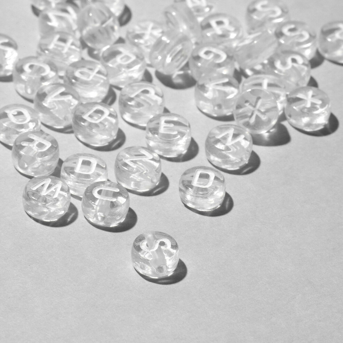 

Бусина из акрила, Прозрачный