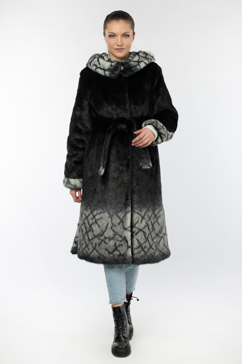 Пальто шуба искусственная женская пальто меховое шуба yves salomon