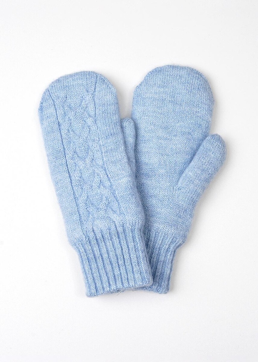 Перчатки варежки CLEVER, размер 17, цвет голубой