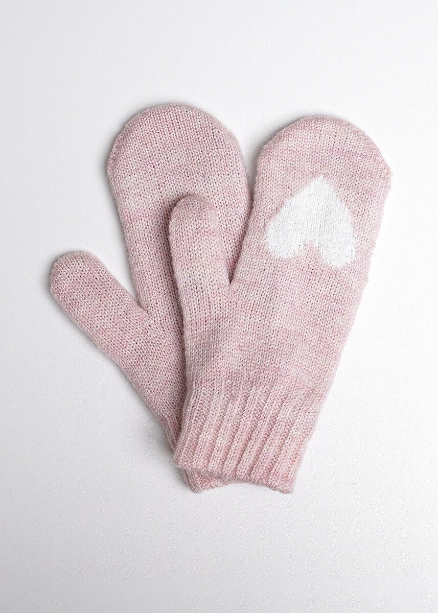 Перчатки варежки CLEVER, размер 16, цвет розовый