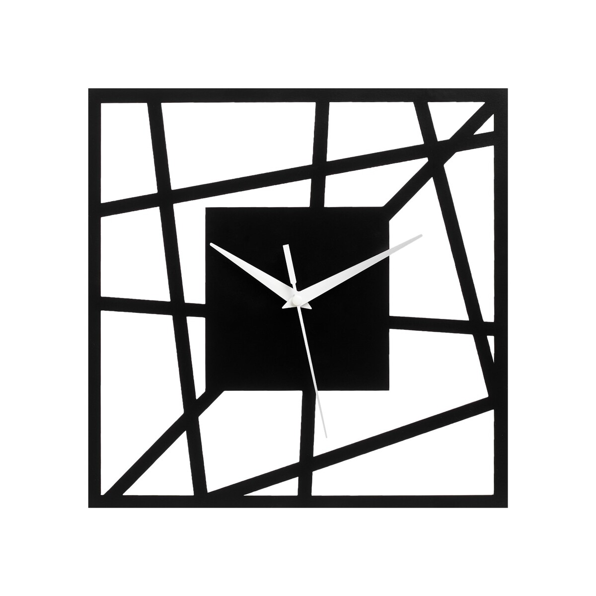 Часы настенные из металла часы настенные интерьерные из металла отражение 1 d 50 см бесшумные горизонтальные
