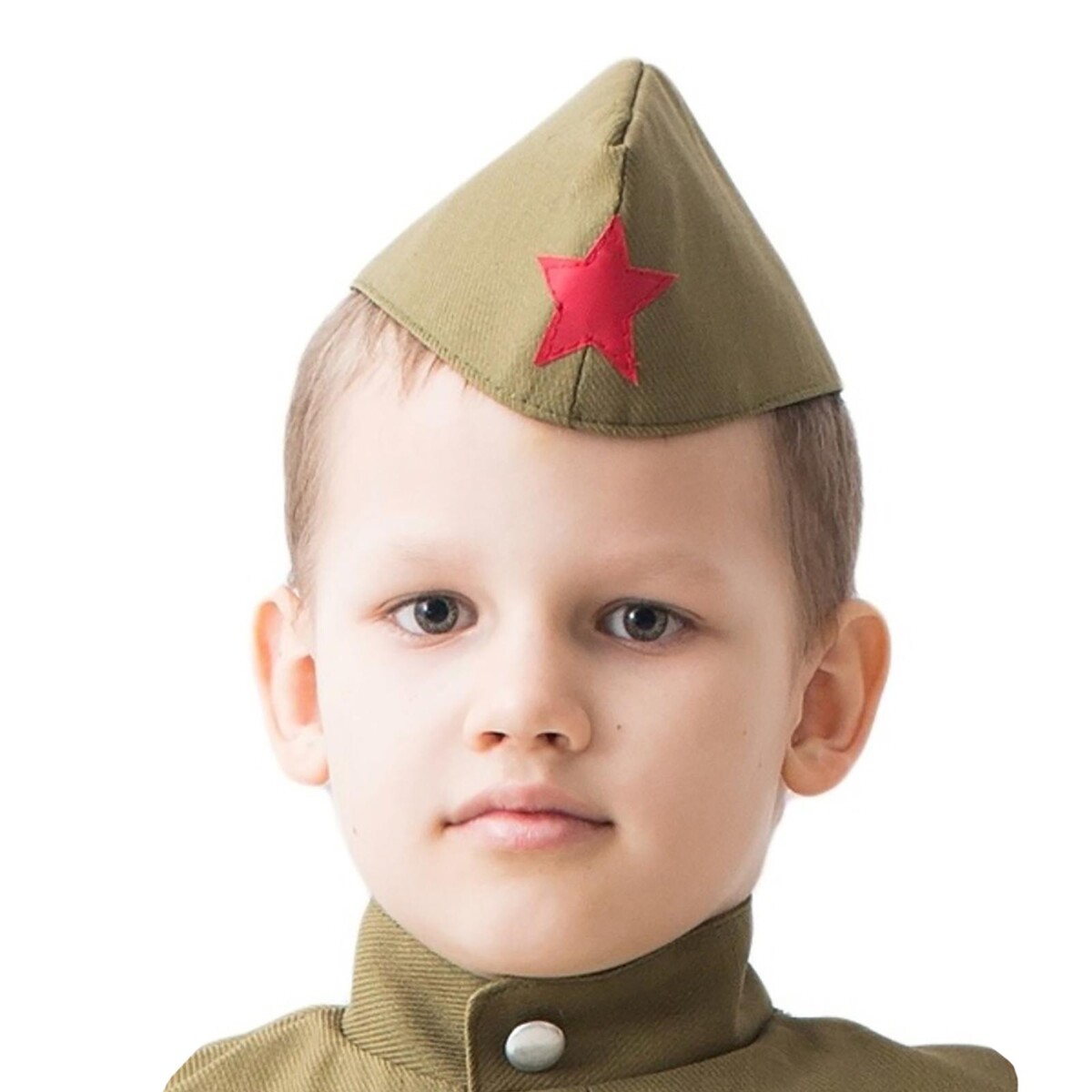 Пилотка военного детская, р. 52 см большая детская энциклопедия военного дела