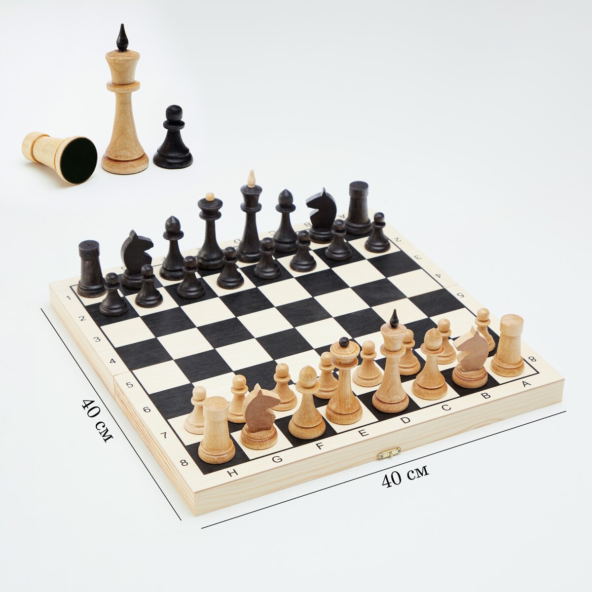 Шахматы гроссмейстерские деревянные No brand