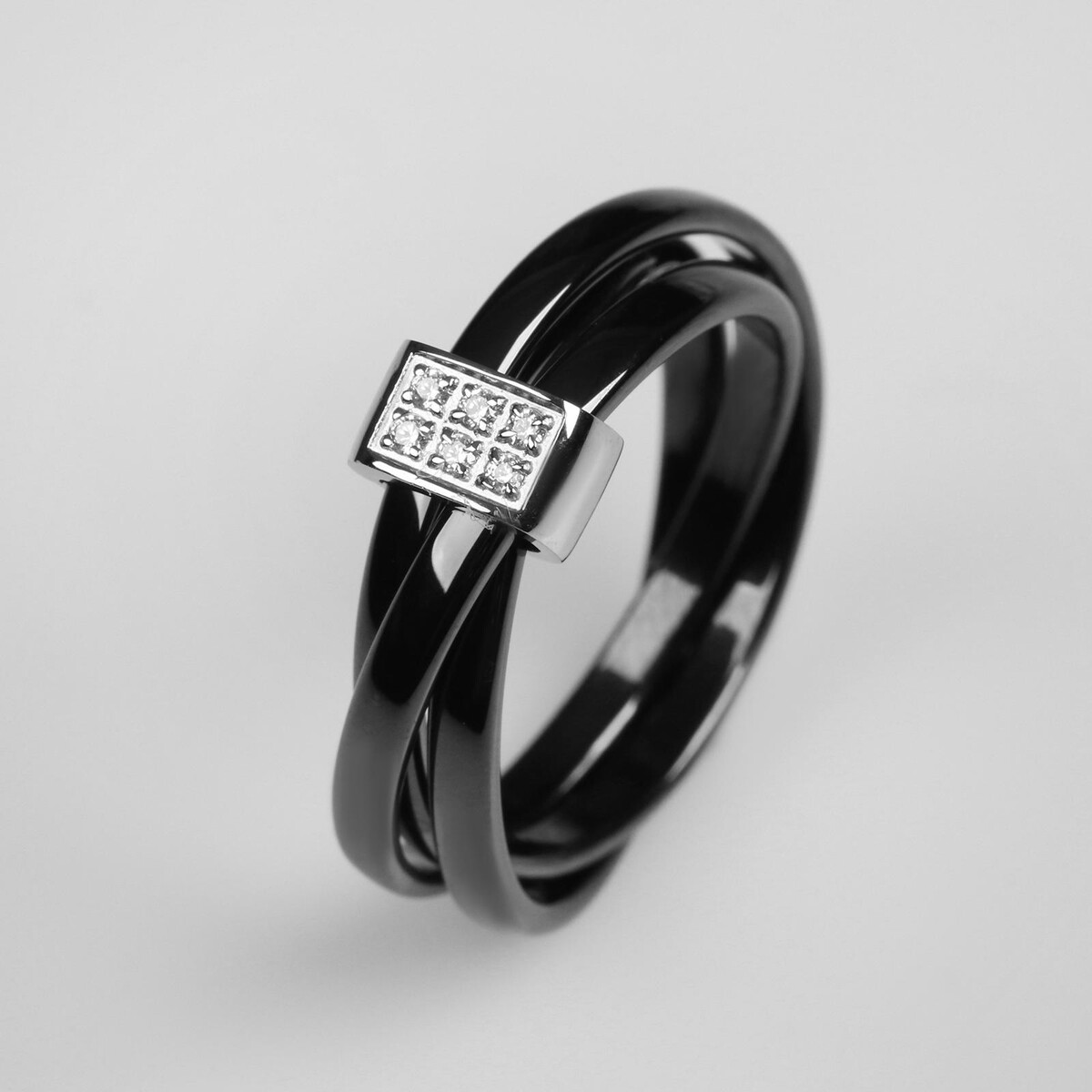 

Кольцо керамика, Черный