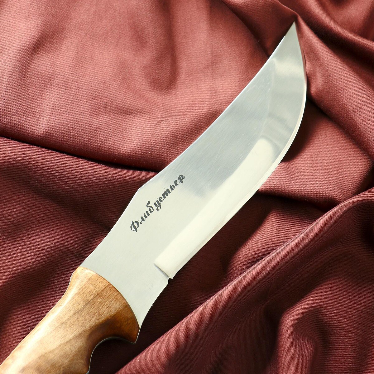 Нож кавказский, разделочный Сердце Кизляра, цвет серебристый 06490541 - фото 4