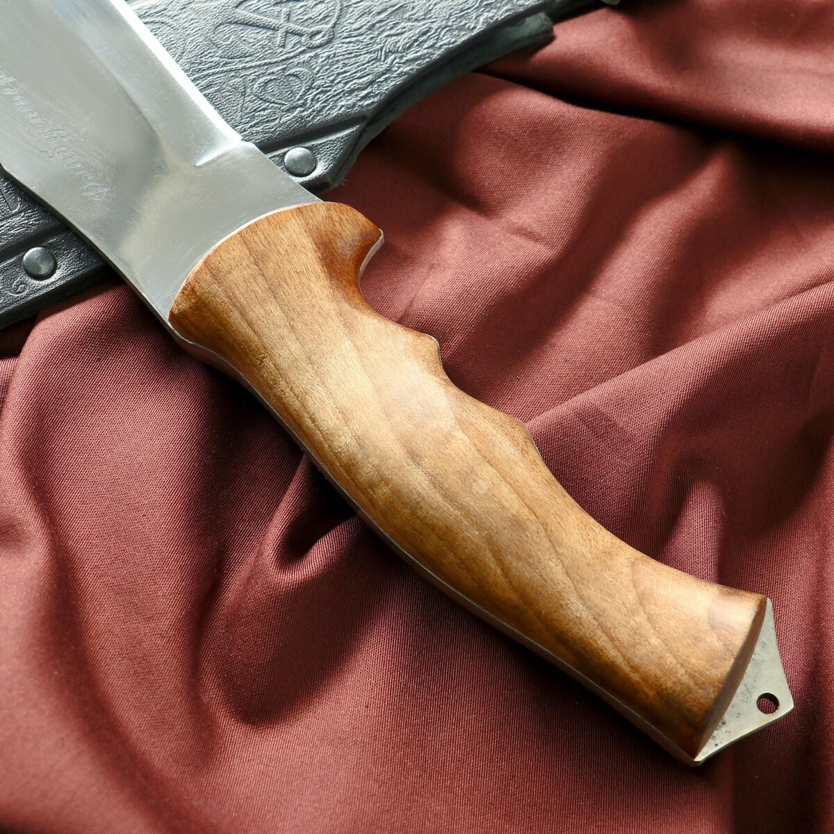 Нож кавказский, разделочный Сердце Кизляра, цвет серебристый 06490541 - фото 3
