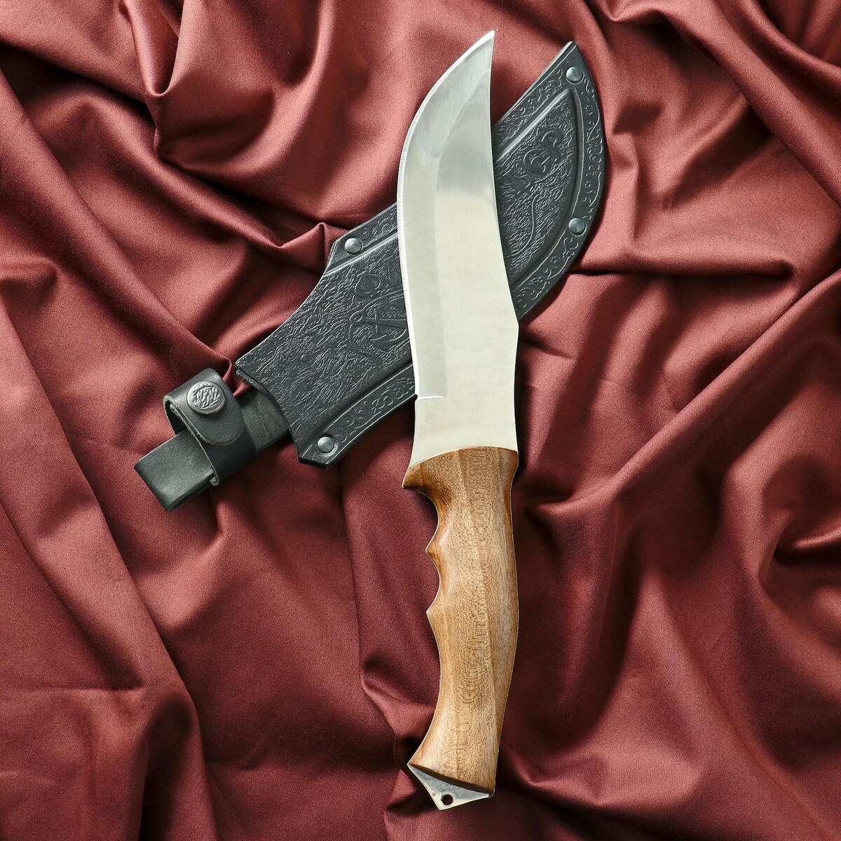 Нож кавказский, разделочный Сердце Кизляра, цвет серебристый 06490541 - фото 1