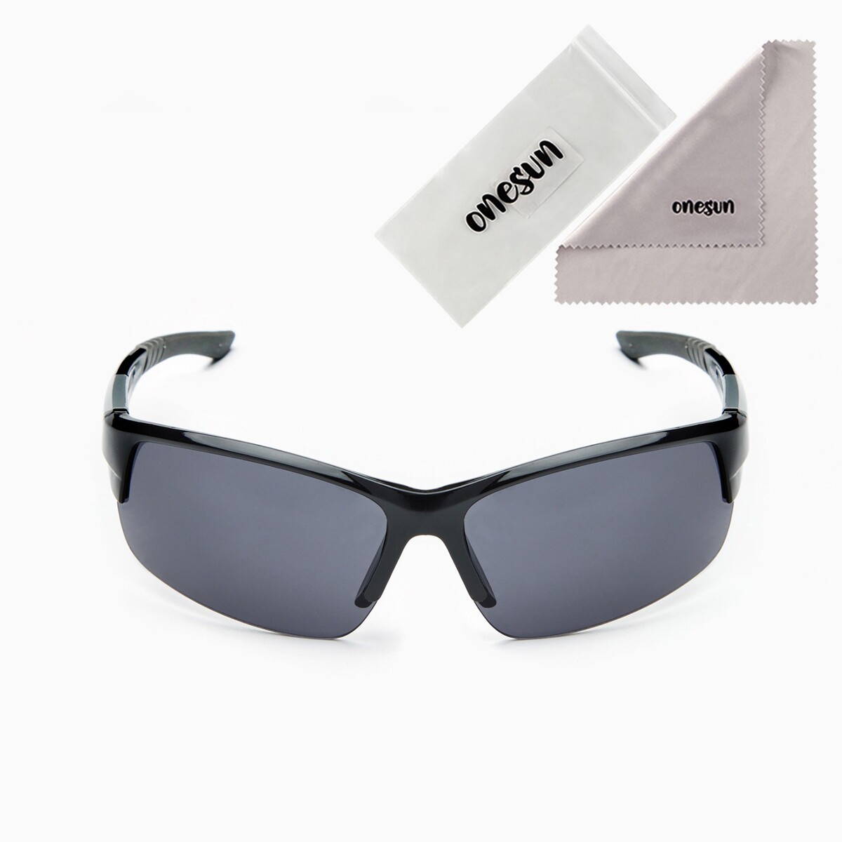 Очки солнцезащитные спортивные очки солнцезащитные uv400 дужка 14 1 см ширина 12 1 см линза 5 2 х 5 см синие