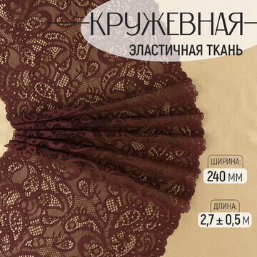 Кружевная эластичная ткань, 240 мм × 2,7