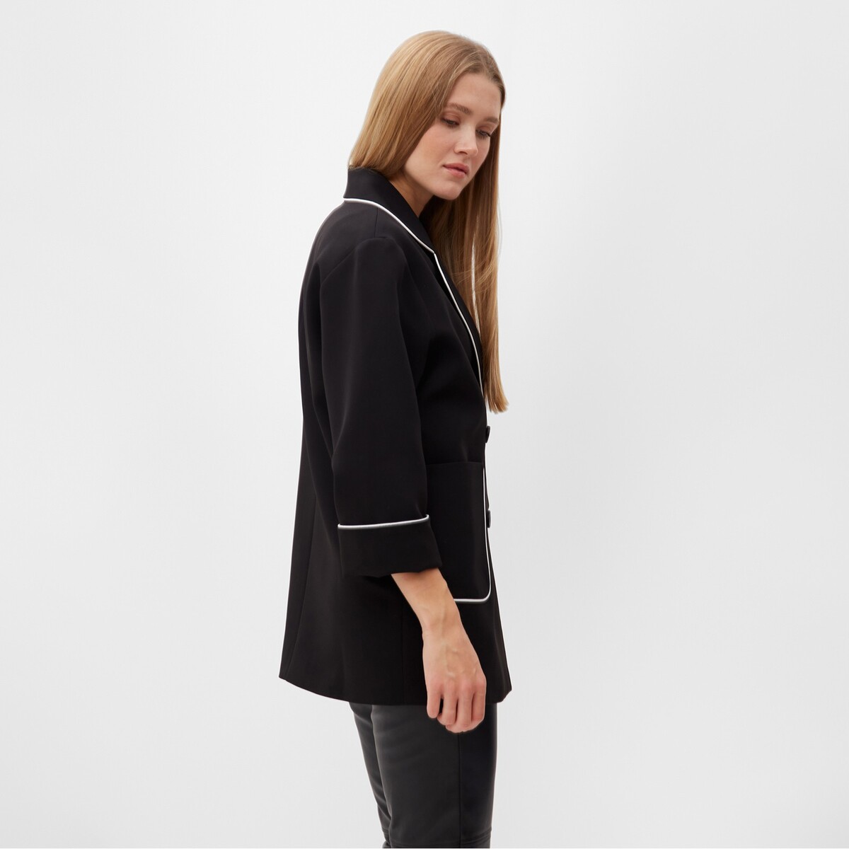 Пиджак MINAKU, размер 42, цвет черный 06501701 - фото 3