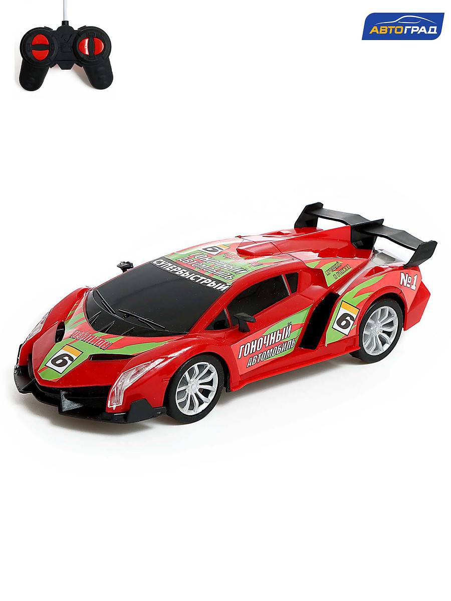 

Машинка на пульте управления, Красный