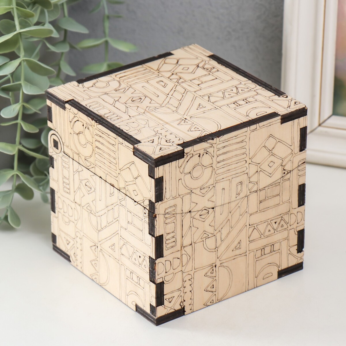 Шкатулка-куб для росписи