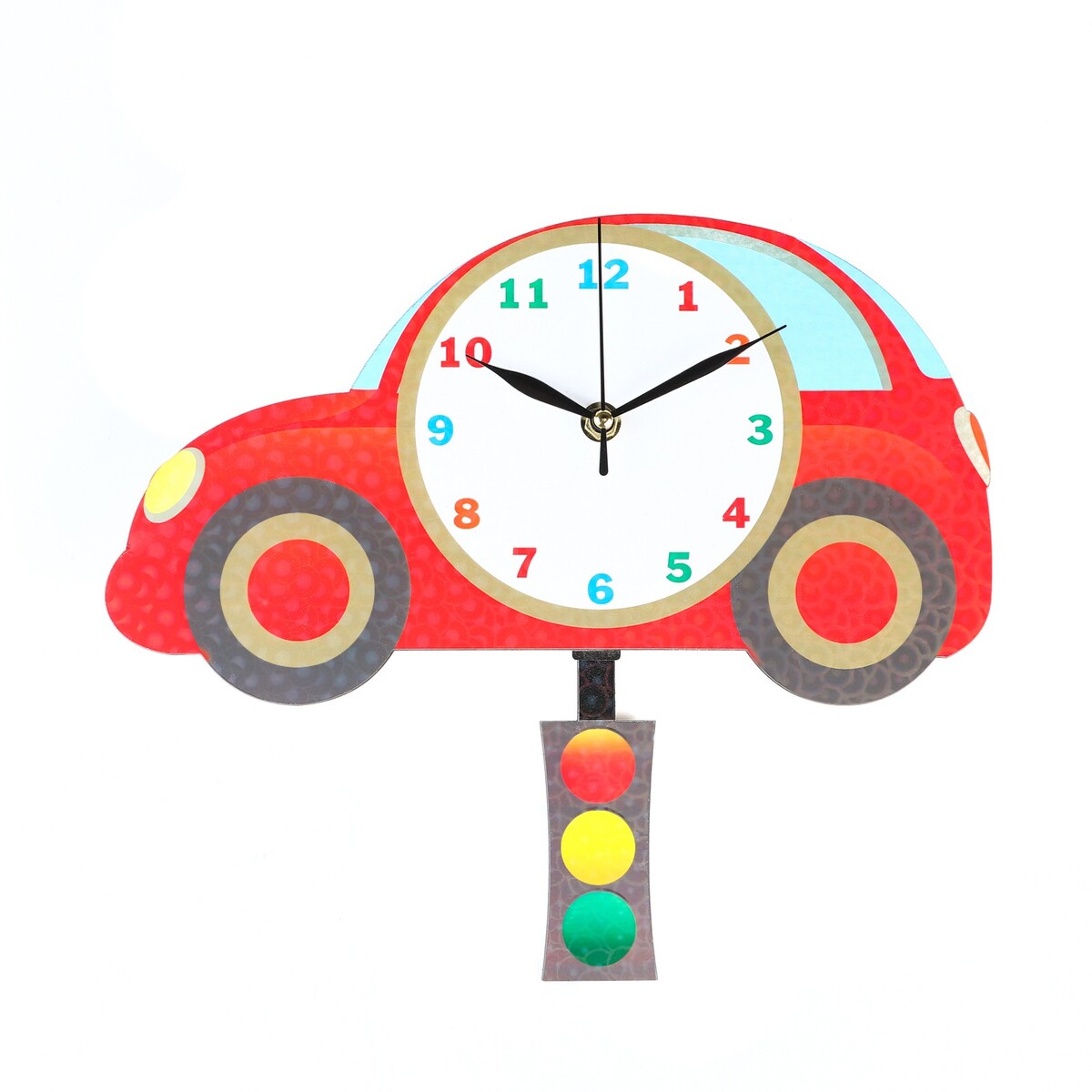 Часы настенные, серия: детские, часы настенные серия интерьер машина плавный ход d 30 см белые