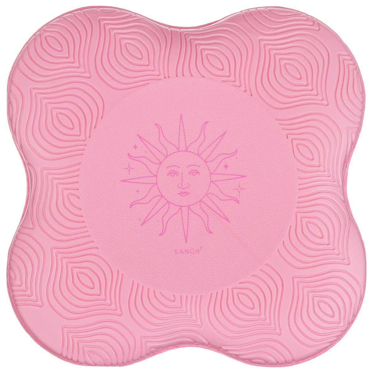 Коврик под колени для йоги sangh sun, 20х20 см, цвет розовый коврик для йоги 185x68x0 4 см inex yoga pu mat полиуретан с принтом pumat flo53 ущее озеро