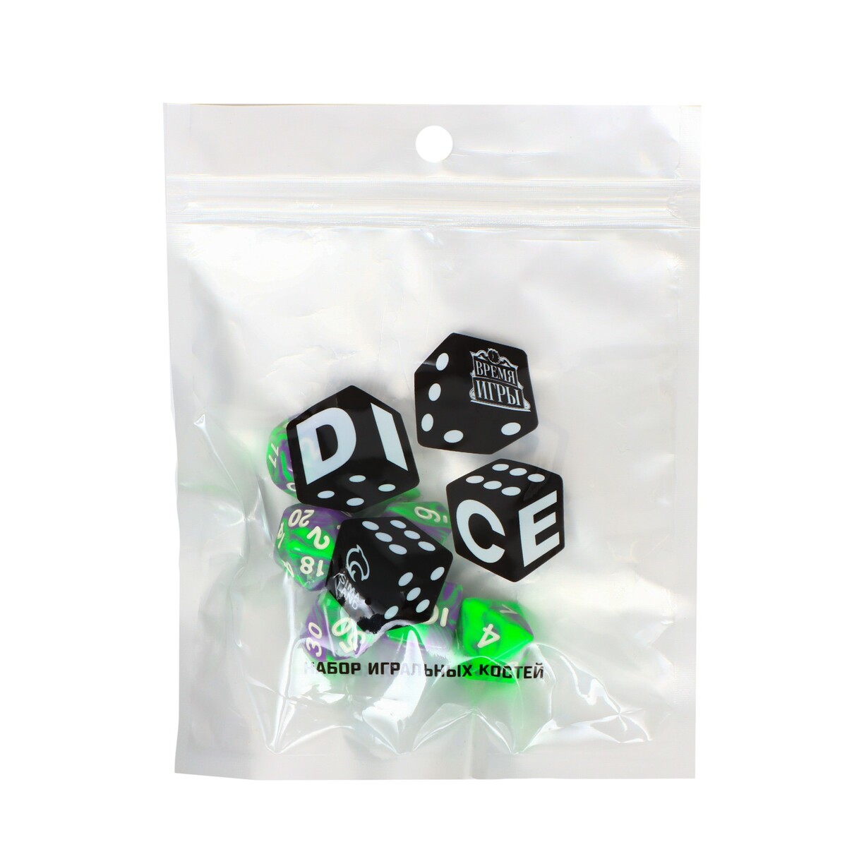 Набор кубиков для d&d (dungeons and dragons, днд) Время игры 06634202 - фото 2