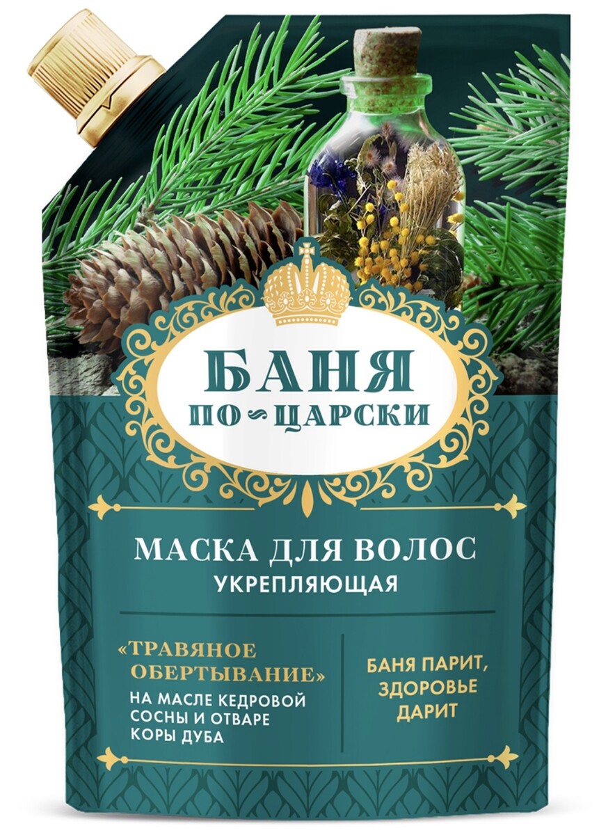 

Фито маска для волос укрепляющая,100мл,дойпак