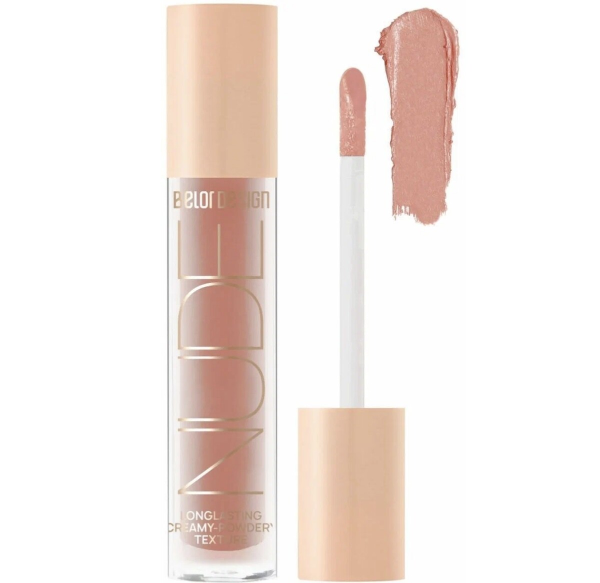 

Тени жидкие матовые nude harmony тон 4 keep calm 4.6г, Бежевый