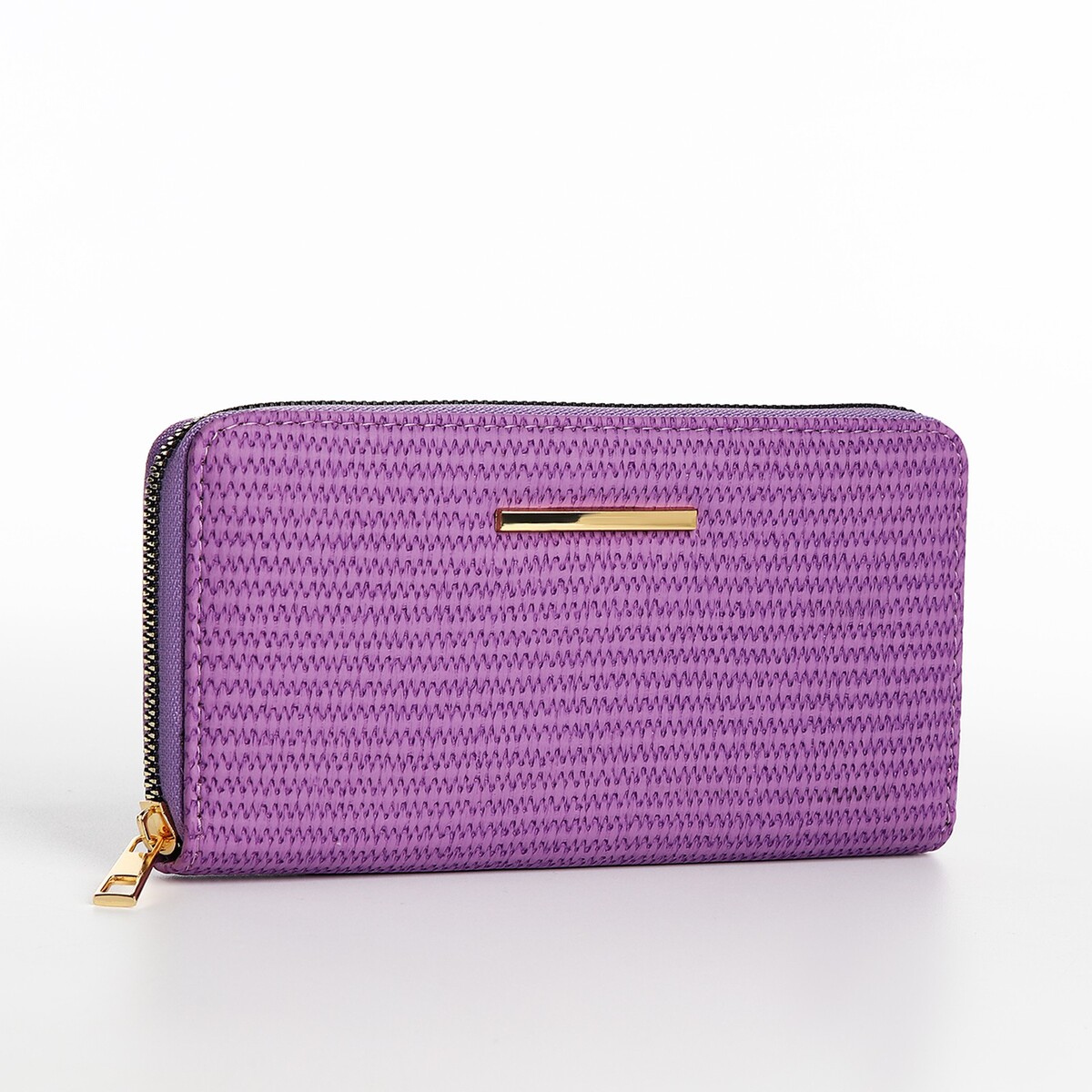 

Кошелек на молнии, цвет сиреневый, Фиолетовый;сиреневый