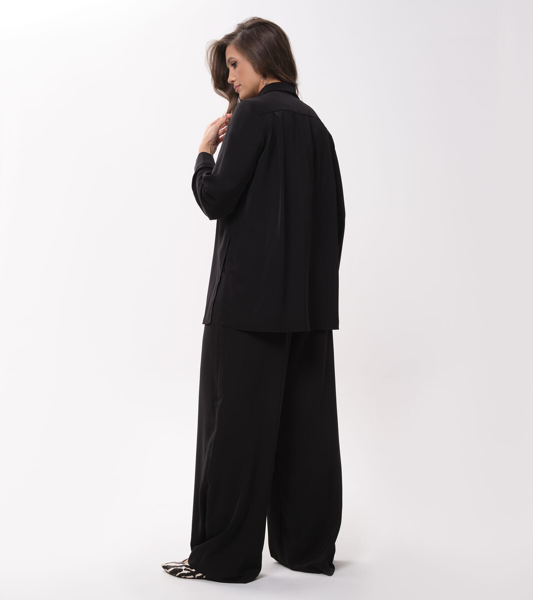 Комплект женский (блузка, брюки) Panda, размер 42, цвет черный 06666356 - фото 4