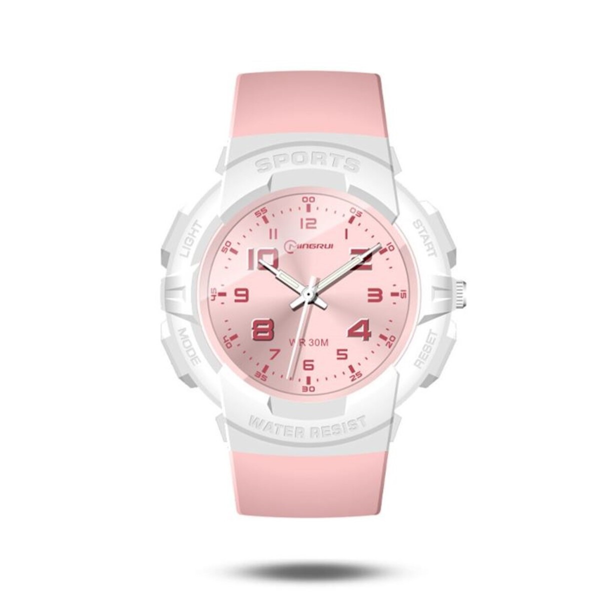 Часы наручные детские, d-4.5 см, ремешок силикон, 3 атм, розовые ремешок для часов 20 мм силикон розовый