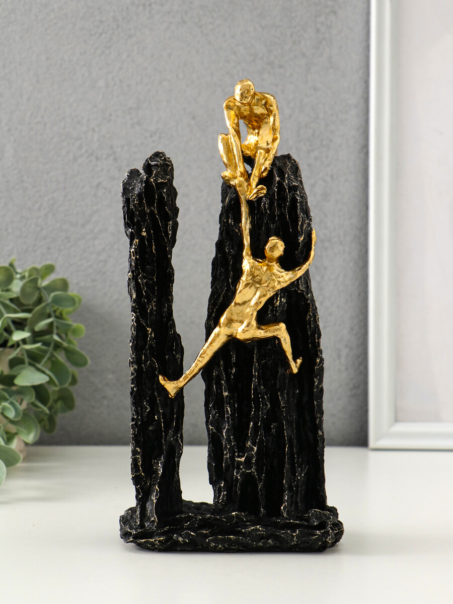 

Фигурка полистоун, Черный;серый;золотистый