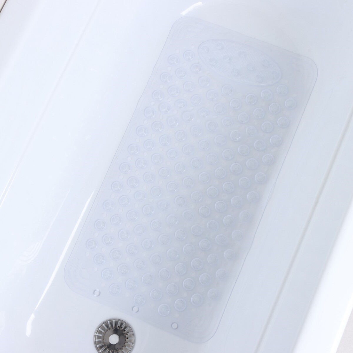 Коврик противоскользящий спа в ванну на присосках доляна Доляна, цвет прозрачный 06736852 - фото 4