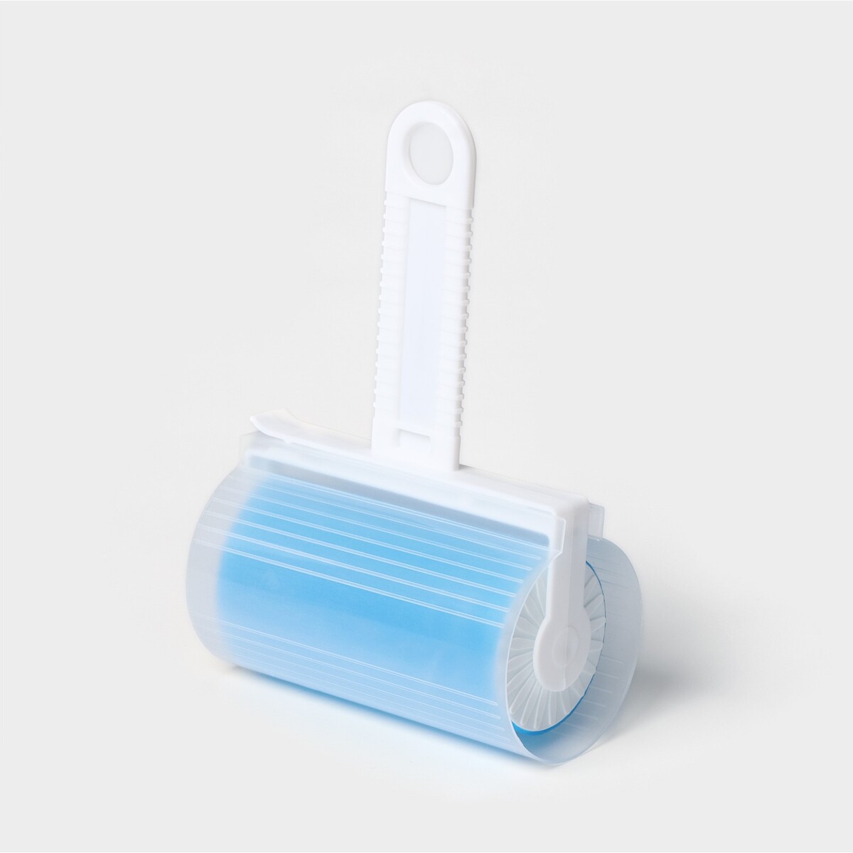 Ролик для чистки одежды в футляре силиконовый, 17×11×6 см, цвет голубой ролик для чистки одежды в футляре ladо́m 100 листов
