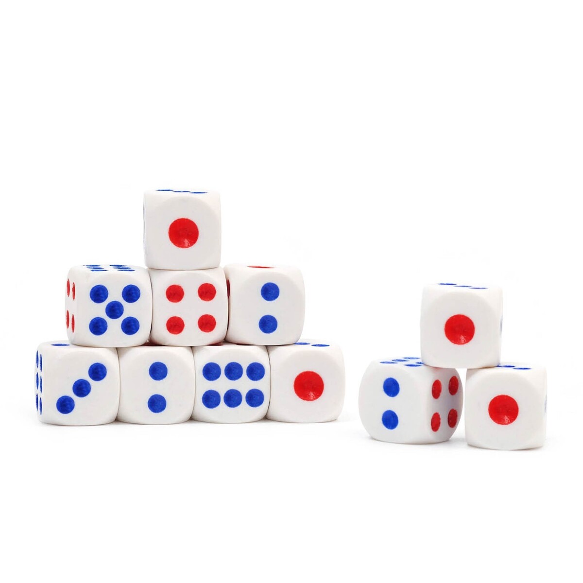 

Кости игральные 1.5 х 1.5 см, набор 100 шт, Белый