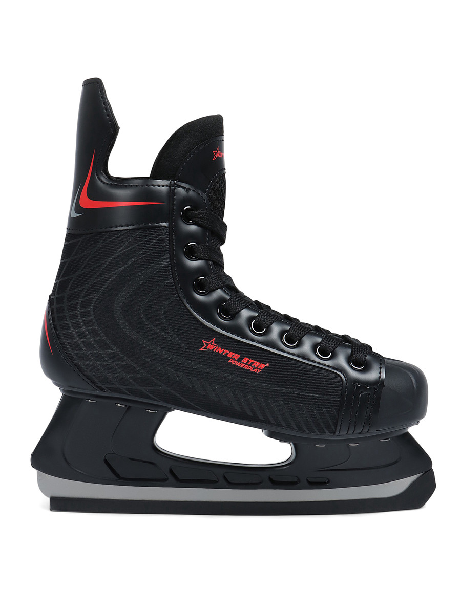 

Коньки хоккейные winter star powerplay red, р. 40, Черный