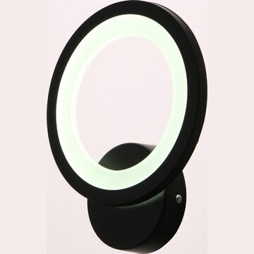 Бра 59127/1bk led 12вт 4000к черный 19х5